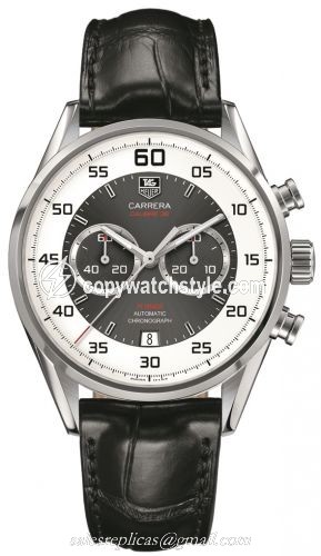 TAG Heuer Carrera Calibre 36 Flyback Stainless Steel / Grey / Alligator CAR2B11.FC6235 TAG Heuer Carrera Calibre 36 Flyback Stainless Steel / Grey / Alligator CAR2B11.FC6235