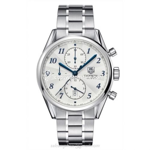 TAG Heuer Carrera Calibre 16 41 Heritage Stainless Steel / Silver / Bracelet CAS2111.BA0730 TAG Heuer Carrera Calibre 16 41 Heritage Stainless Steel / Silver / Bracelet CAS2111.BA0730