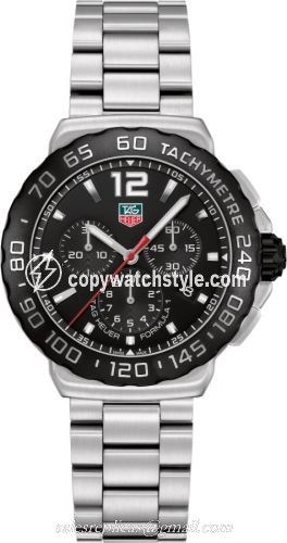 TAG Heuer Formula 1 Quartz Chronograph 42 Stainless Steel / Black / Bracelet CAU1110.BA0858 TAG Heuer Formula 1 Quartz Chronograph 42 Stainless Steel / Black / Bracelet CAU1110.BA0858