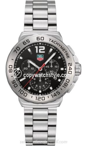TAG Heuer Formula 1 Quartz Chronograph 42 Stainless Steel / Black / Bracelet CAU1112.BA0858 TAG Heuer Formula 1 Quartz Chronograph 42 Stainless Steel / Black / Bracelet CAU1112.BA0858