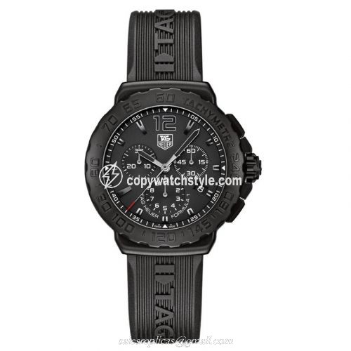 TAG Heuer Formula 1 Quartz Chronograph 42 PVD / Black / Rubber CAU1114.FT6024 TAG Heuer Formula 1 Quartz Chronograph 42 PVD / Black / Rubber CAU1114.FT6024