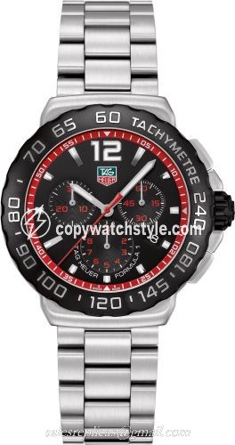TAG Heuer Formula 1 Quartz Chronograph 42 Stainless Steel / Black / Bracelet CAU1116.BA0858