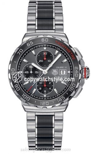 TAG Heuer Formula 1 Calibre 16 44 Stainless Steel / Grey / Bracelet CAU2011.BA0873 TAG Heuer Formula 1 Calibre 16 44 Stainless Steel / Grey / Bracelet CAU2011.BA0873
