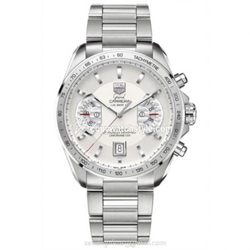 TAG Heuer Grand Carrera Calibre 17 RS 43 Stainless Steel / Silver / Bracelet CAV511B.BA0902 TAG Heuer Grand Carrera Calibre 17 RS 43 Stainless Steel / Silver / Bracelet CAV511B.BA0902