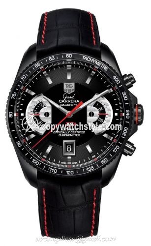 TAG Heuer Grand Carrera Calibre 17 RS2 43 PVD / Black / Alligator CAV518B.FC6237 TAG Heuer Grand Carrera Calibre 17 RS2 43 PVD / Black / Alligator CAV518B.FC6237