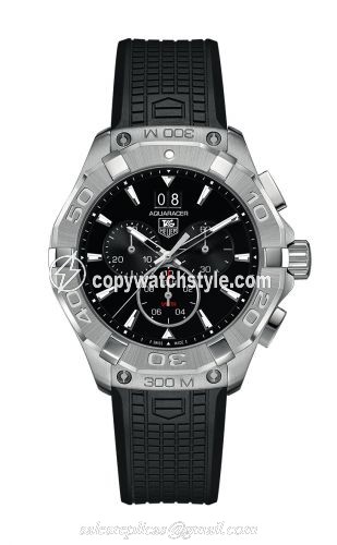 TAG Heuer Aquaracer 300M Quartz Chronograph 43 Stainless Steel / Black / Rubber CAY1110.FT6041 TAG Heuer Aquaracer 300M Quartz Chronograph 43 Stainless Steel / Black / Rubber CAY1110.FT6041