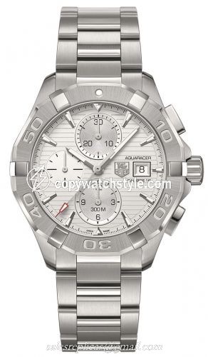 TAG Heuer Aquaracer 300M Calibre 16 43 Stainless Steel / Silver / Bracelet CAY2111.BA0925 TAG Heuer Aquaracer 300M Calibre 16 43 Stainless Steel / Silver / Bracelet CAY2111.BA0925