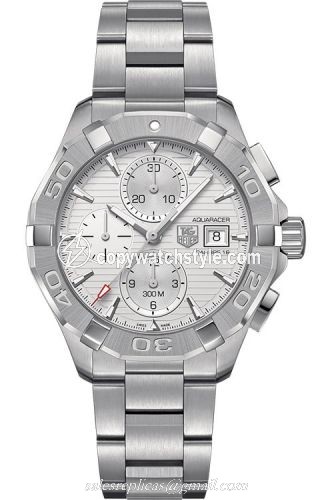 TAG Heuer Aquaracer 300M Calibre 16 43 Stainless Steel / Silver / Bracelet CAY2111.BA0927 TAG Heuer Aquaracer 300M Calibre 16 43 Stainless Steel / Silver / Bracelet CAY2111.BA0927
