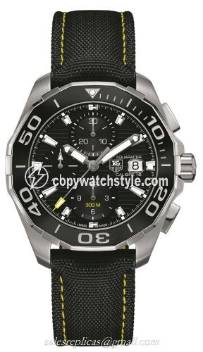 TAG Heuer Aquaracer 300M Calibre 16 43 Stainless Steel / Black / Nylon CAY211A.FC6361