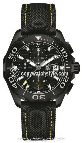 TAG Heuer Aquaracer 300M Calibre 16 43 Titanium PVD / Black / Nylon CAY218A.FC6361 TAG Heuer Aquaracer 300M Calibre 16 43 Titanium PVD / Black / Nylon CAY218A.FC6361