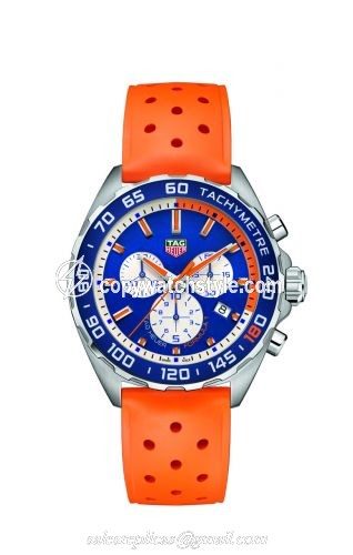 TAG Heuer Formula 1 Chronograph Quartz 43 Stainless Steel / Max Verstappen 2016 / Rubber CAZ101B.FT8028 TAG Heuer Formula 1 Chronograph Quartz 43 Stainless Steel / Max Verstappen 2016 / Rubber CAZ101B.FT8028
