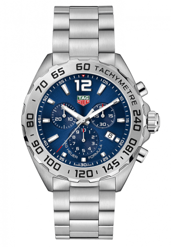 TAG Heuer Formula 1 Chronograph Quartz 43 Stainless Steel / Blue / Bracelet CAZ101K.BA0842 TAG Heuer Formula 1 Chronograph Quartz 43 Stainless Steel / Blue / Bracelet CAZ101K.BA0842
