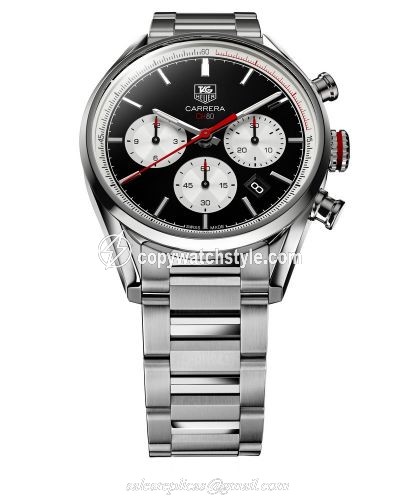 TAG Heuer Carrera CH80 Stainless Steel / Black / Bracelet CBA2110.BA0723 TAG Heuer Carrera CH80 Stainless Steel / Black / Bracelet CBA2110.BA0723