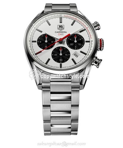 TAG Heuer Carrera CH80 Stainless Steel / Silver / Bracelet CBA2111.BA0723 TAG Heuer Carrera CH80 Stainless Steel / Silver / Bracelet CBA2111.BA0723