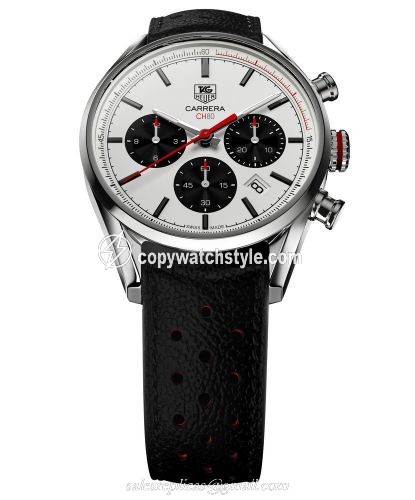 TAG Heuer Carrera CH80 Stainless Steel / Silver / Calf CBA2111.FC6347