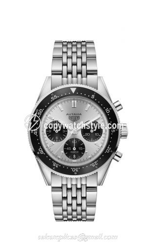 TAG Heuer Autavia Heuer 02 Stainless Steel / Panda / Bracelet / Jack Heuer CBE2111.BA0687 TAG Heuer Autavia Heuer 02 Stainless Steel / Panda / Bracelet / Jack Heuer CBE2111.BA0687
