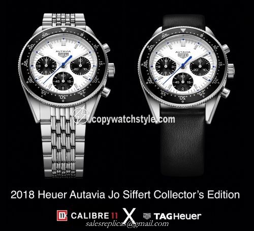 TAG Heuer Autavia Heuer 02 Stainless Steel / Panda / Bracelet / Jo Siffert CBE2114.BA0687