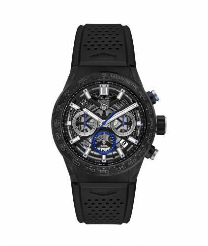 TAG Heuer Carrera Calibre Heuer 02 43 Carbon / Skeleton / Rubber CBG2017.FT6143