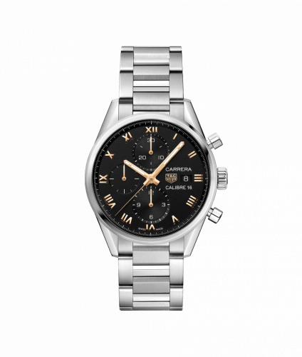 TAG Heuer Calibre 16 41 Stainless Steel / Black - Roman / Bracelet CBK2113.BA0715 TAG Heuer Calibre 16 41 Stainless Steel / Black - Roman / Bracelet CBK2113.BA0715
