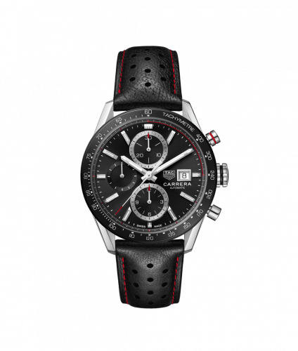 TAG Heuer Carrera Calibre 16 41 Stainless Steel / Black / Calf CBM2110.FC6454 TAG Heuer Carrera Calibre 16 41 Stainless Steel / Black / Calf CBM2110.FC6454
