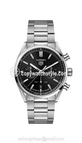 TAG Heuer Carrera Calibre Heuer 02 42 Stainless Steel / Black / Bracelet CBN2010.BA0642 TAG Heuer Carrera Calibre Heuer 02 42 Stainless Steel / Black / Bracelet CBN2010.BA0642