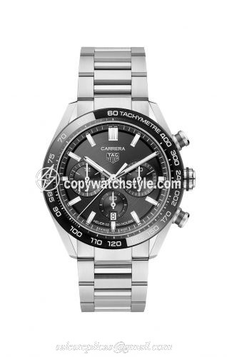 TAG Heuer Carrera Calibre Heuer 02 44 Stainless Steel / Black CBN2A1B.BA0643 TAG Heuer Carrera Calibre Heuer 02 44 Stainless Steel / Black CBN2A1B.BA0643
