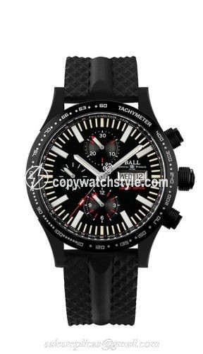 Ball Watch Fireman Storm Chaser DLC Glow / Black / Rubber CM2192C-P3-BK Ball Watch Fireman Storm Chaser DLC Glow / Black / Rubber CM2192C-P3-BK