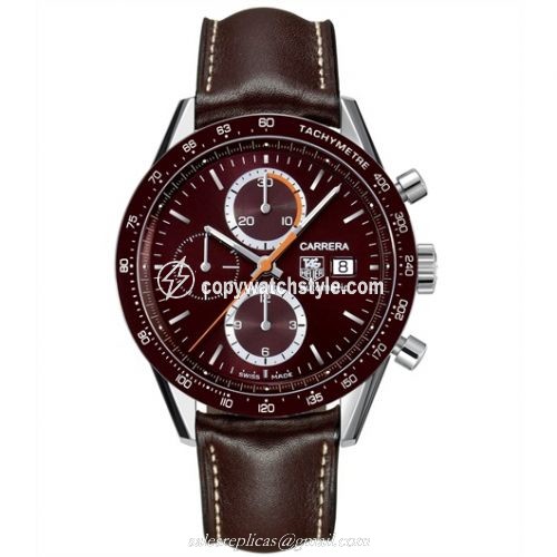TAG Heuer Carrera Calibre 16 41 Stainless Steel / Brown / Calf CV2013.FC6234 TAG Heuer Carrera Calibre 16 41 Stainless Steel / Brown / Calf CV2013.FC6234