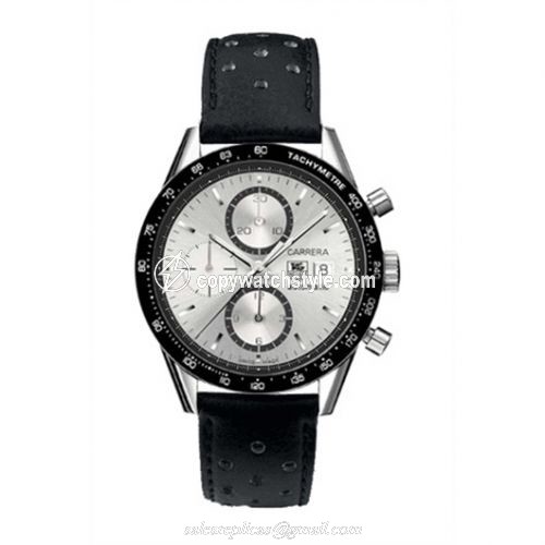 TAG Heuer Carrera Calibre 16 41 Stainless Steel / Silver / Calf CV2017.FC6205 TAG Heuer Carrera Calibre 16 41 Stainless Steel / Silver / Calf CV2017.FC6205