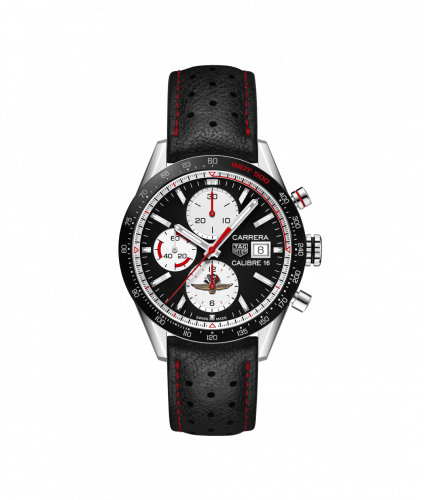 TAG Heuer Carrera Calibre 16 41 Stainless Steel / Black Retro / Indy 500 CV201AS.FC6429 TAG Heuer Carrera Calibre 16 41 Stainless Steel / Black Retro / Indy 500 CV201AS.FC6429