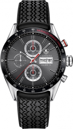 TAG Heuer Carrera Calibre 16 Day Date 43 Stainless Steel / Grey / Monaco Grand Prix CV2A1M.FT6033 TAG Heuer Carrera Calibre 16 Day Date 43 Stainless Steel / Grey / Monaco Grand Prix CV2A1M.FT6033