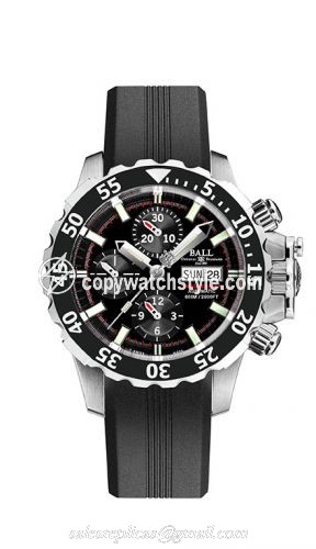 Ball Watch Engineer Hydrocarbon NEDU Black / Rubber DC3026A-PC-BK Ball Watch Engineer Hydrocarbon NEDU Black / Rubber DC3026A-PC-BK