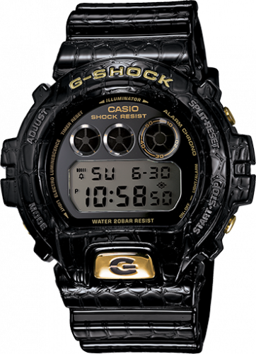 Casio DW-6900CR-1 Black Crocodile DW-6900CR-1 Casio DW-6900CR-1 Black Crocodile DW-6900CR-1