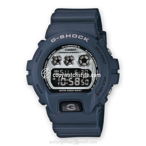 Casio DW-6900HM-2 Navy Blue Brushed Steel DW-6900HM-2 Casio DW-6900HM-2 Navy Blue Brushed Steel DW-6900HM-2