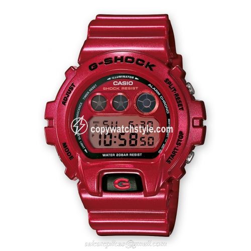 Casio DW-6900MF-4 Red Metallic DW-6900MF-4