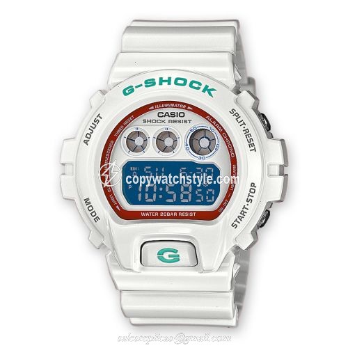 Casio DW-6900SN-7 White Red DW-6900SN-7ER Casio DW-6900SN-7 White Red DW-6900SN-7ER