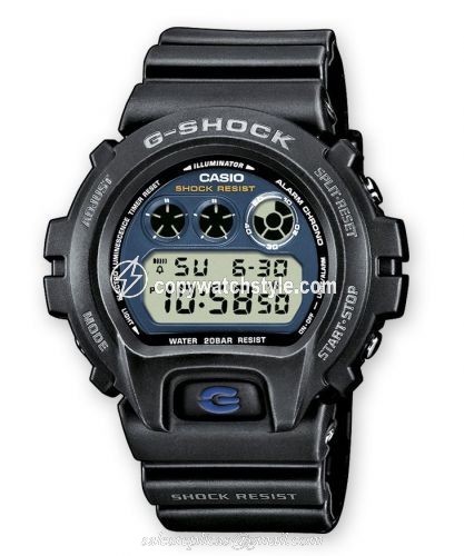 Casio DW-6900E-1 Black & Blue DW-6900E-1 Casio DW-6900E-1 Black & Blue DW-6900E-1