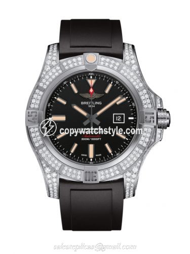 Breitling Avenger Blackbird 48 Titanium / Diamondworks / Volcano black / Rubber E1731063.BD12.137S Breitling Avenger Blackbird 48 Titanium / Diamondworks / Volcano black / Rubber E1731063.BD12.137S