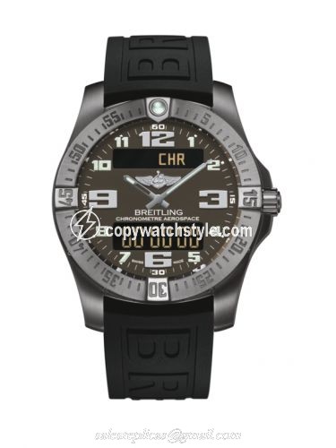 Breitling Aerospace Evo Titanium / Grey / Rubber / Pin E7936310/F562/152S/A20SS.1 Breitling Aerospace Evo Titanium / Grey / Rubber / Pin E7936310/F562/152S/A20SS.1