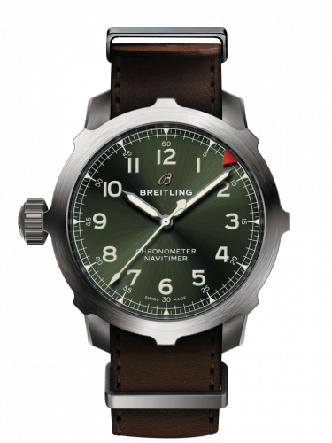 Breitling Navitimer Super 8 B20 Automatic 46 Titanium / Green / NATO EB204010.L535.491X