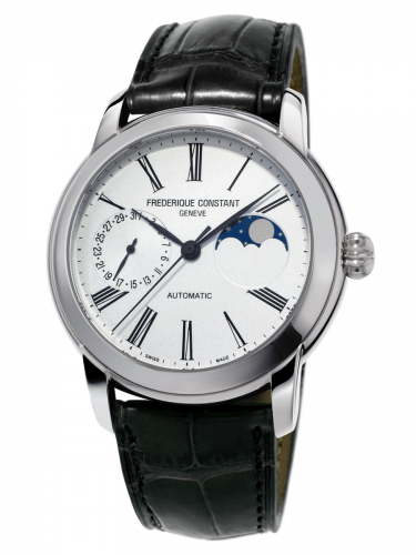 Frederique Constant Classic Moonphase Manufacture Stainless Steel / Silver FC-712MS4H6 Frederique Constant Classic Moonphase Manufacture Stainless Steel / Silver FC-712MS4H6