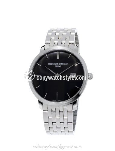 Frederique Constant Slimline Automatic Black Bracelet FC-306G4S6B2 Frederique Constant Slimline Automatic Black Bracelet FC-306G4S6B2