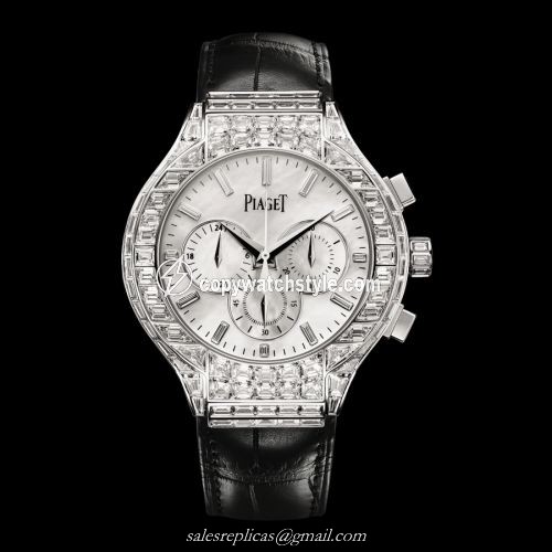 Piaget Polo 44 Chronograph White Gold Diamond G0A35112 Piaget Polo 44 Chronograph White Gold Diamond G0A35112