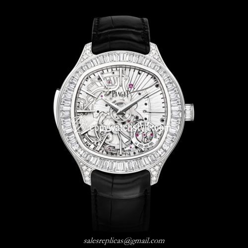 Piaget Emperador Coussin Minute Repeater White Gold Baguette G0A38018