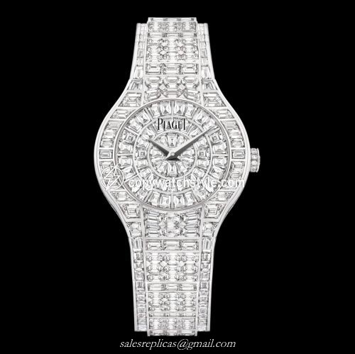Piaget Polo 29 Quartz White Gold Full Diamond G0A38029