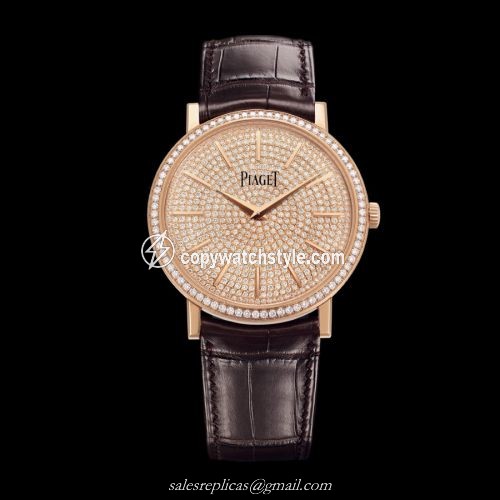 Piaget Altiplano 38 Pink Gold Full Diamond G0A38141 Piaget Altiplano 38 Pink Gold Full Diamond G0A38141