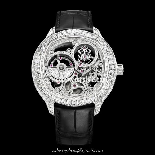 Piaget Emperador Coussin Tourbillon Skeleton White Gold Diamond G0A39039 Piaget Emperador Coussin Tourbillon Skeleton White Gold Diamond G0A39039