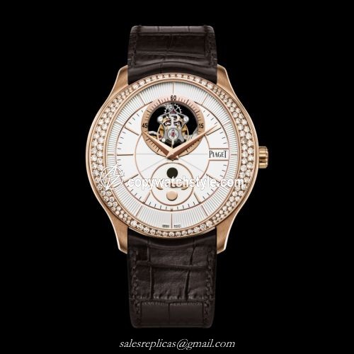 Piaget Gouverneur Tourbillon Moonphase Pink Gold Diamond G0A39116 Piaget Gouverneur Tourbillon Moonphase Pink Gold Diamond G0A39116