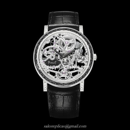 Piaget Altiplano Skeleton White Gold Black Diamonds G0A40225 Piaget Altiplano Skeleton White Gold Black Diamonds G0A40225