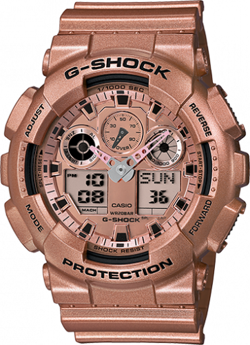 Casio GA-100GD-9A Rose Gold GA-100GD-9A Casio GA-100GD-9A Rose Gold GA-100GD-9A